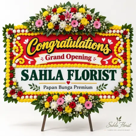 Papan Bunga Ucapan Selamat Boalemo