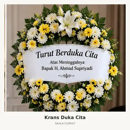 Krans Bunga Duka Boalemo